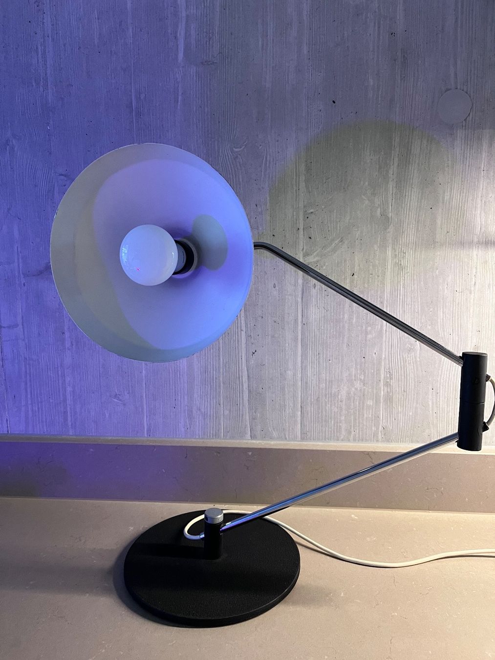 Baltensweiler Lampade: Schweizer Mid-Century Pentarkus Tischlampe – Usato da Küsnacht ZH venduto da Quiti 4