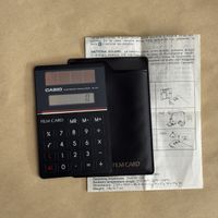 Vintage Casio SL-770 Film Card Taschenrechner/Made in Japan
