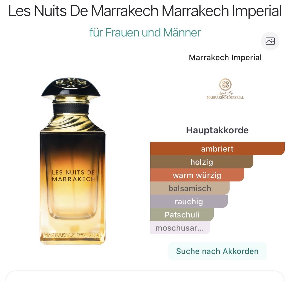 Profumi & Eau de Toilette: Les Nuites de Marrakech – Usato da Muri AG venduto da romano.a 3