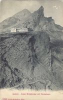 Gemmi, Hotel Wildstrubel mit Rinderhorn, alt