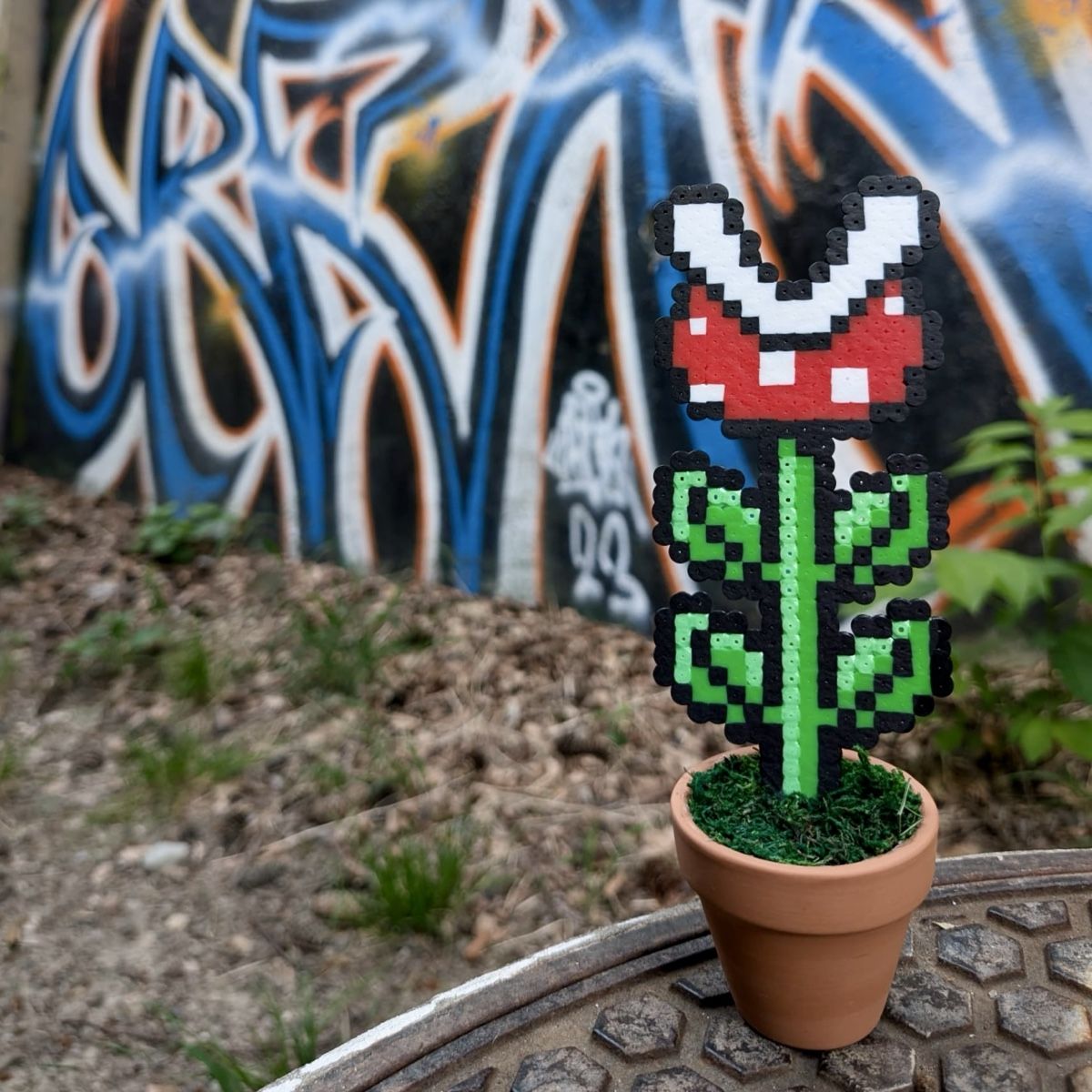 Nintendo Figuren: Plante Piranha Mario - Déco geek unique – Neu (gemäss Beschreibung) aus Pully von Kimidori 2