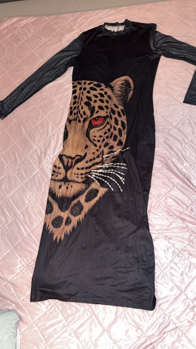 Kleider: Kleid mit Leopardenprint schwarz – Neu und originalverpackt aus Buchs AG von era_5wsj