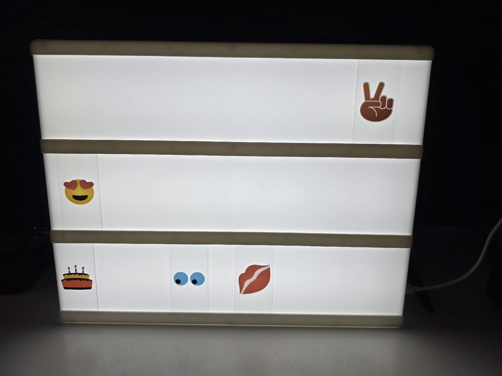 Tutte le decorazioni: Coole Lightbox in Top Zustand – Usato da Zürich venduto da Mira1233 3