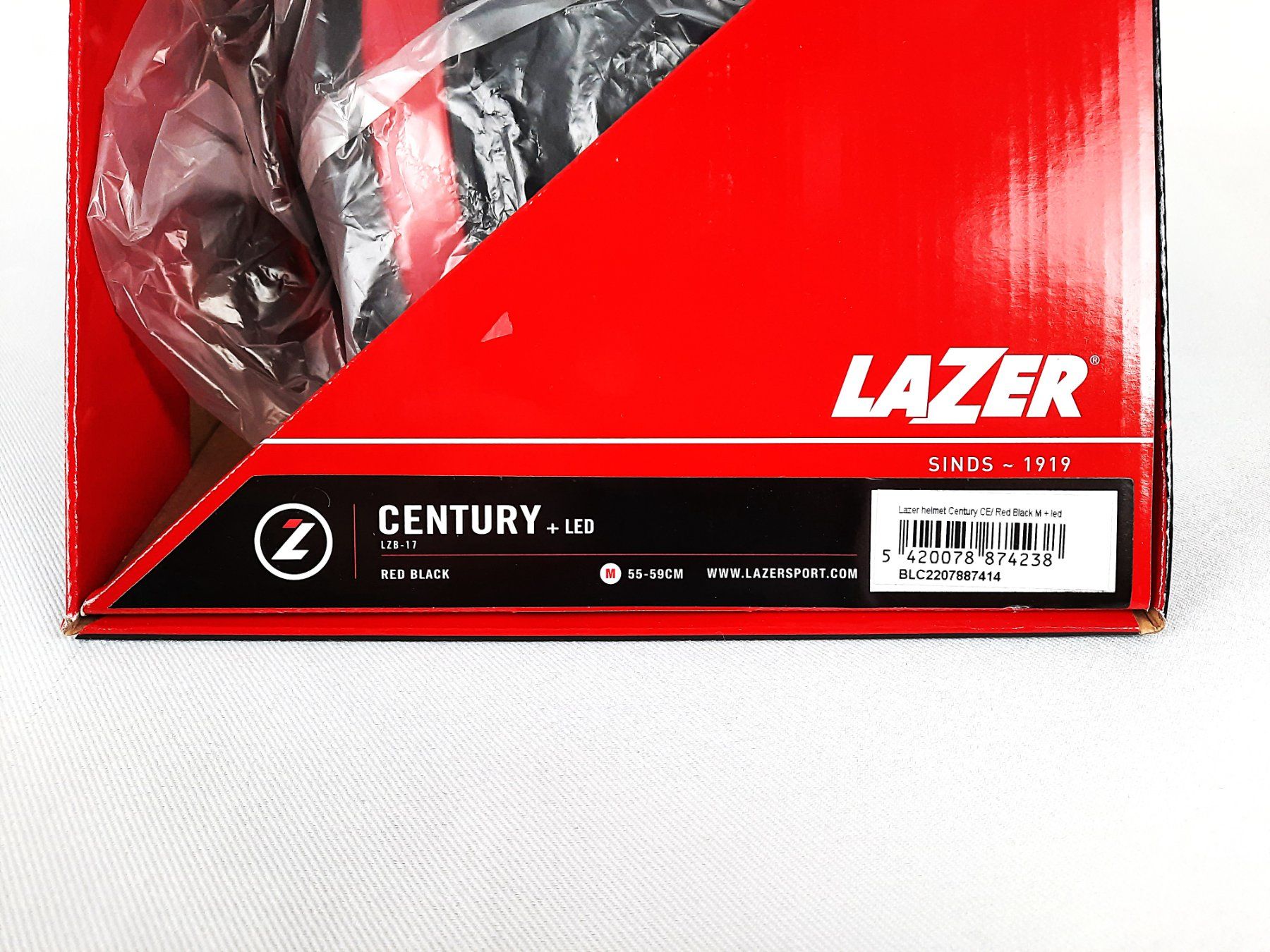 Caschi: LAZER-Sport-Century-Helmet-Rot – Nuovo (secondo la descrizione) da Beinwil am See venduto da Restwert_Beinwil 8