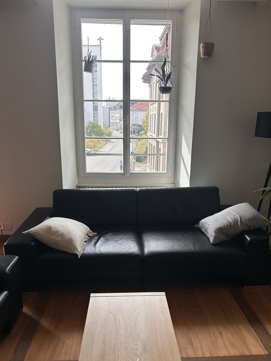 Divani: Zwei Massive Echtleder Sofas – Usato da Aarau venduto da KaemmlerR 1