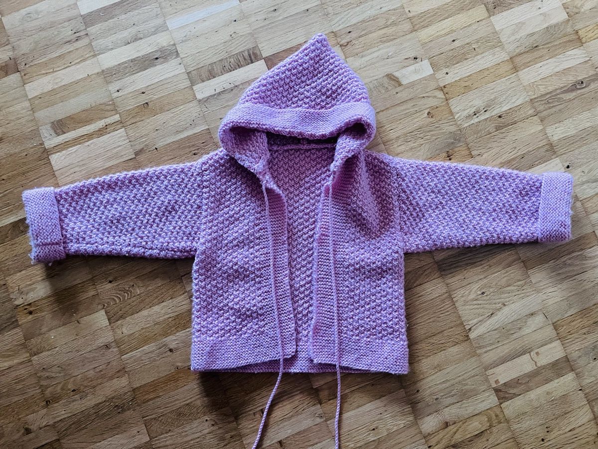 Vestes & Manteaux: Handgestrickte Jacke Rosa – Neuf (Voir description) à meilen par mer_2qj9