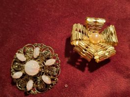 2 Vintage Broschen , Modeschmuck