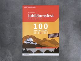 Plakat «100 Bever–Scuol 1913–2013»