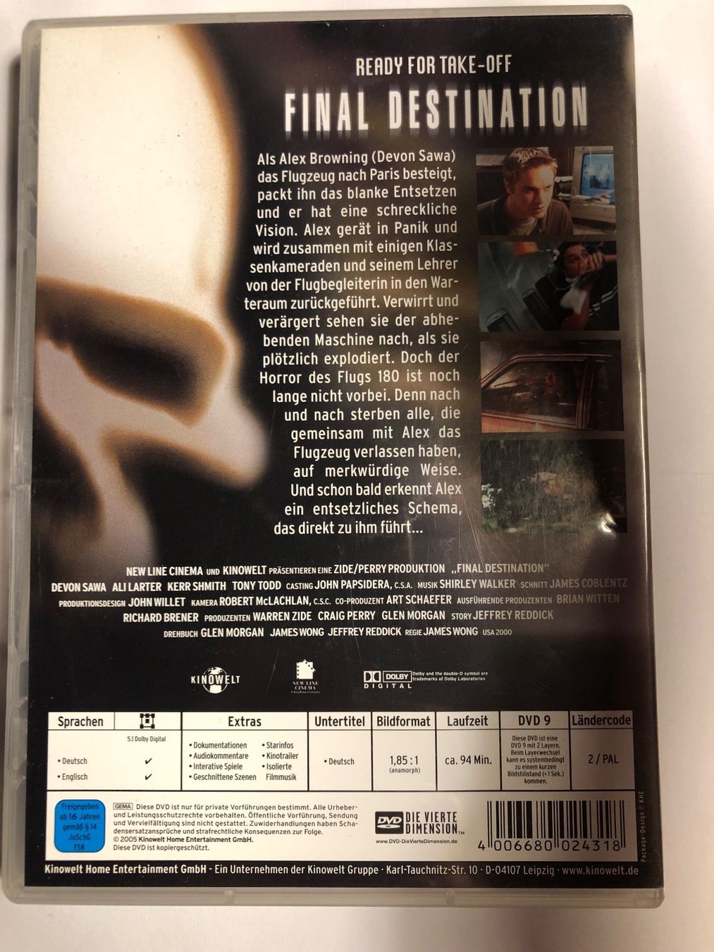 Tutti i DVDs: Final Destination DVD – Usato da Kestenholz venduto da Inna09 1