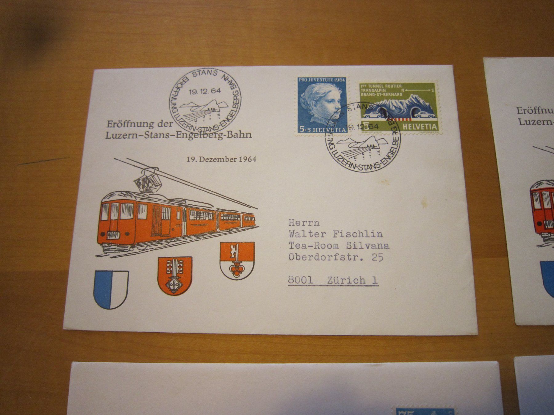 Tutti i francobolli: 1964 Luzern Stans Engelberg – Usato da Gordola venduto da Polentaefung 3