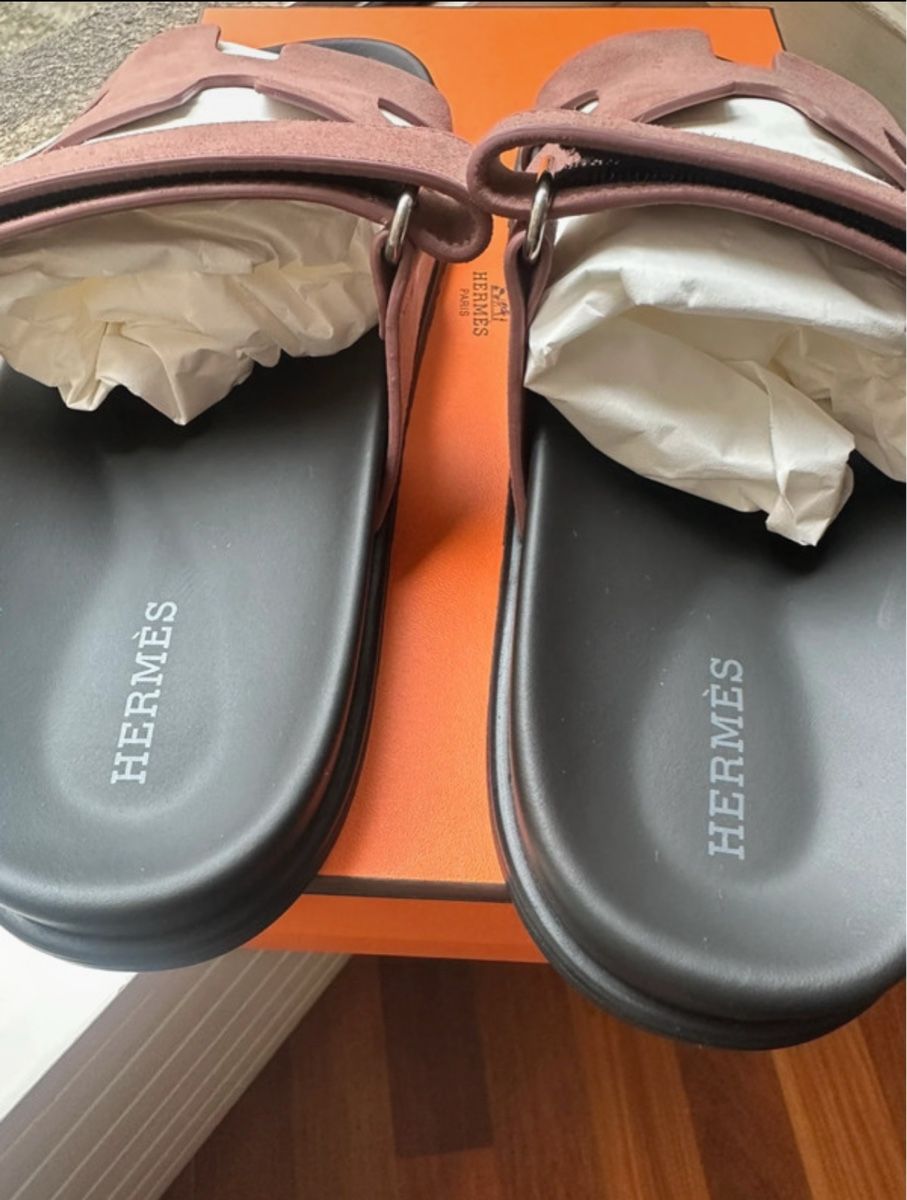 Hermès Scarpe da donna: Hermes Chypre rose antique 39 – Nuovo e nell'imballaggio originale da Kilchberg ZH venduto da cruella 3