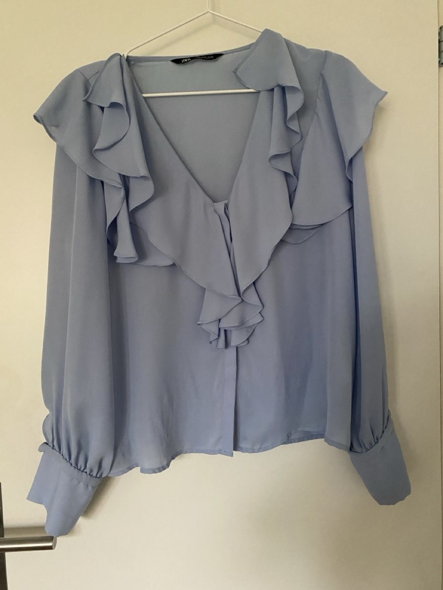 Zara Camicette: ZARA Bluse Hellblau, Grösse XL – Usato da Neuenhof venduto da UrbanBags 1