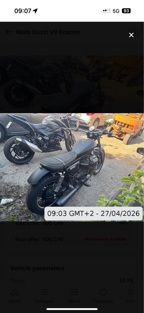 Moto Guzzi Strada: Moto Guzzi V9 Roamer – Usato da Niederweningen venduto da Pyku86 9