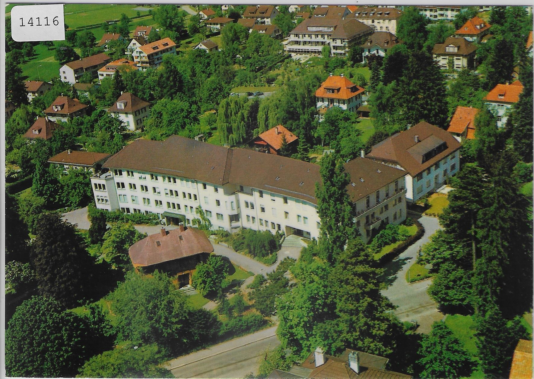 Cartoline postali: Flugaufnahme Arlesheim Klinisch- – Antico da Ettingen venduto da Kartenplanet