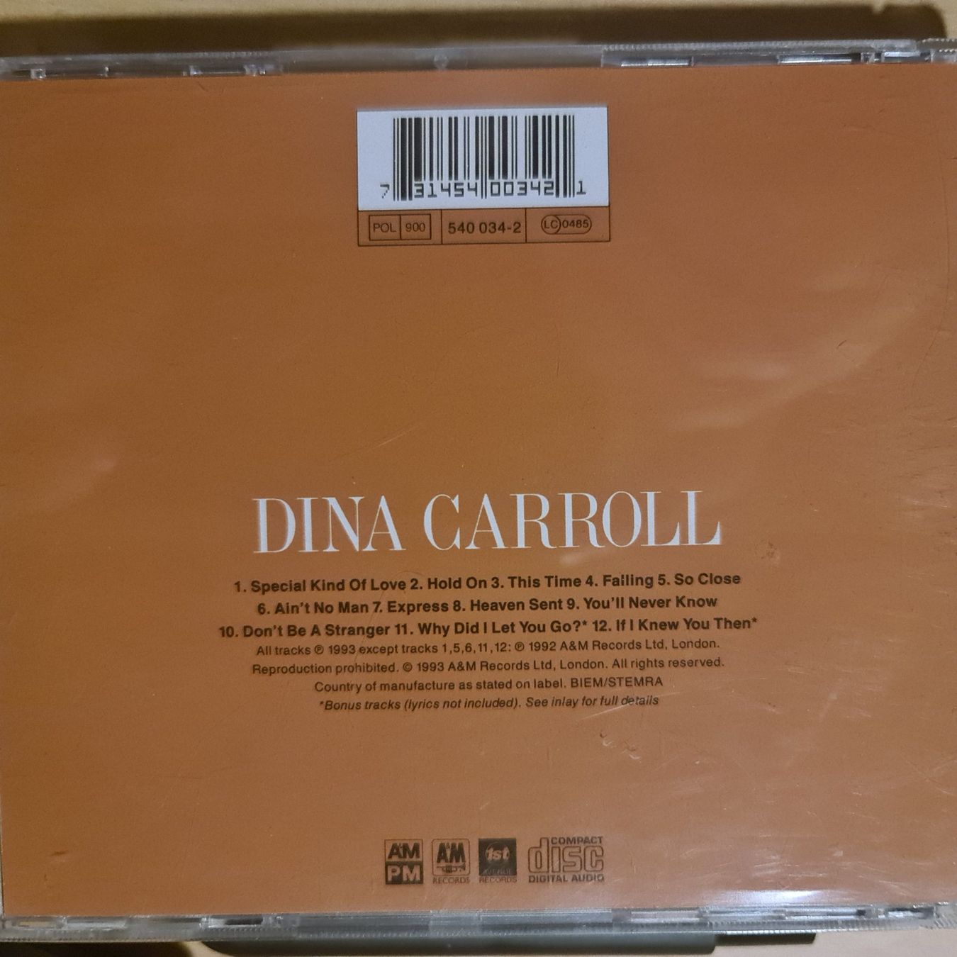 CD: CD Dina Carroll – Usato da Dintikon venduto da Vexi 1