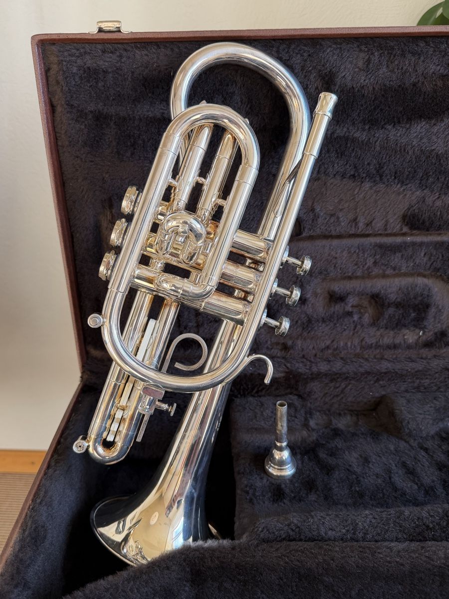 Strumenti musicali: Cornet Getzen 300 Series occasion avec mallette – Usato da Ste-Croix venduto da Astonmp