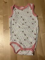 Body bébé 9 mois été fleuri rose et blanc, doux coton