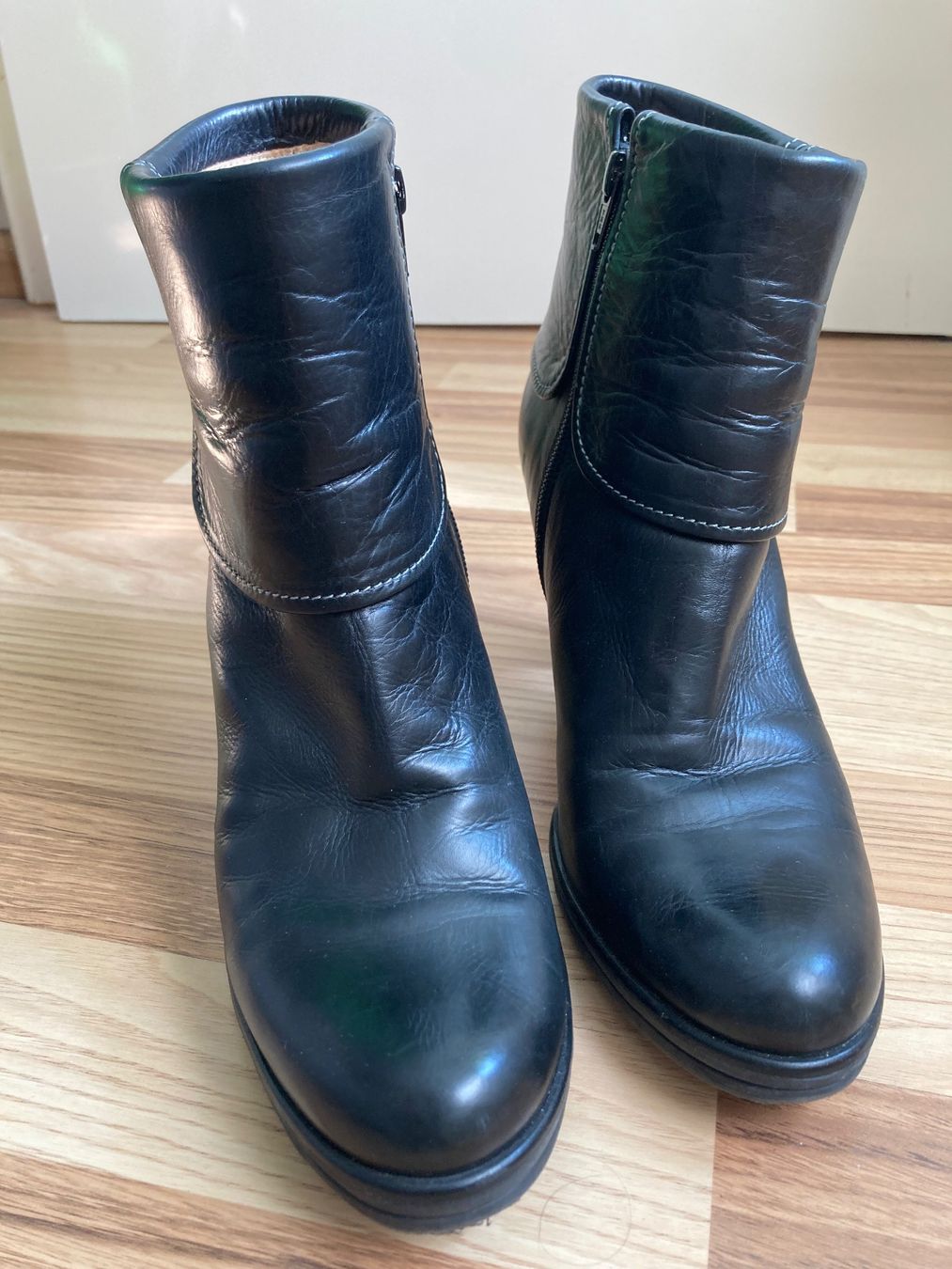 Damenschuhe: Maripé schwarze Lederboots Gr.40 – Gebraucht aus Jonen von Nadeshika 1
