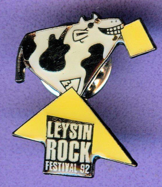 Plaketten & Abzeichen: Leysin Rock Festival  1992 – Gebraucht aus Winterthur von Sammleroase