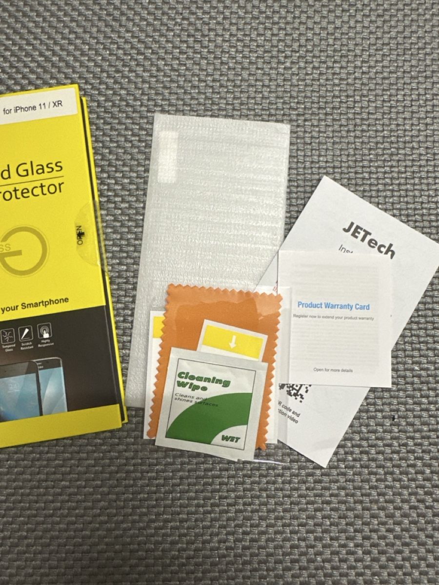 Apple Cover & Protezioni schermo: JETech Tempered Glass Screen Protector for iPhone 11/XR New – Nuovo (secondo la descrizione) da Kloten venduto da ale_6n8x 1