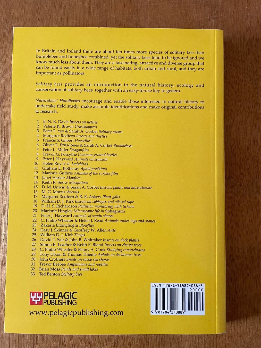 Libri: Ted Benton. Solitary bees – Usato da Zürich venduto da WWehrle 2