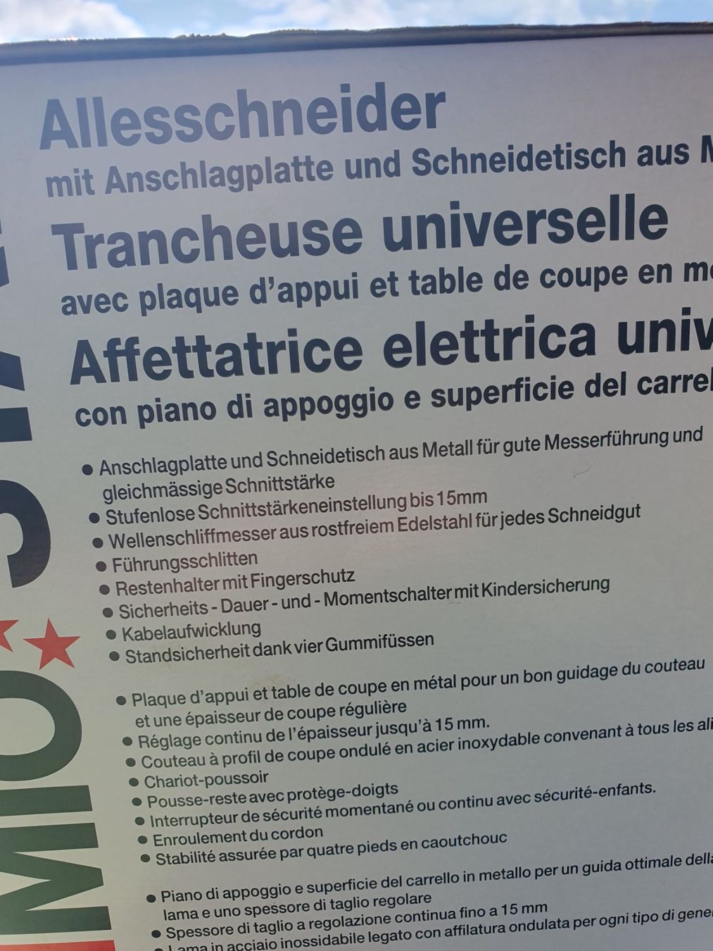 Mio Star Küchengeräte: Aufschnittmaschine Fleischschneider Allesschneider – Gebraucht aus Malters von Moeschi5 3