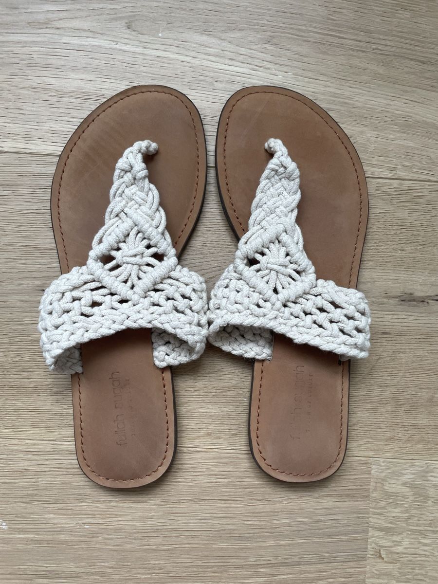 Scarpe da donna: Leather & macrame 39 Tbar sandals – Usato da Embrach venduto da lau_2gtp