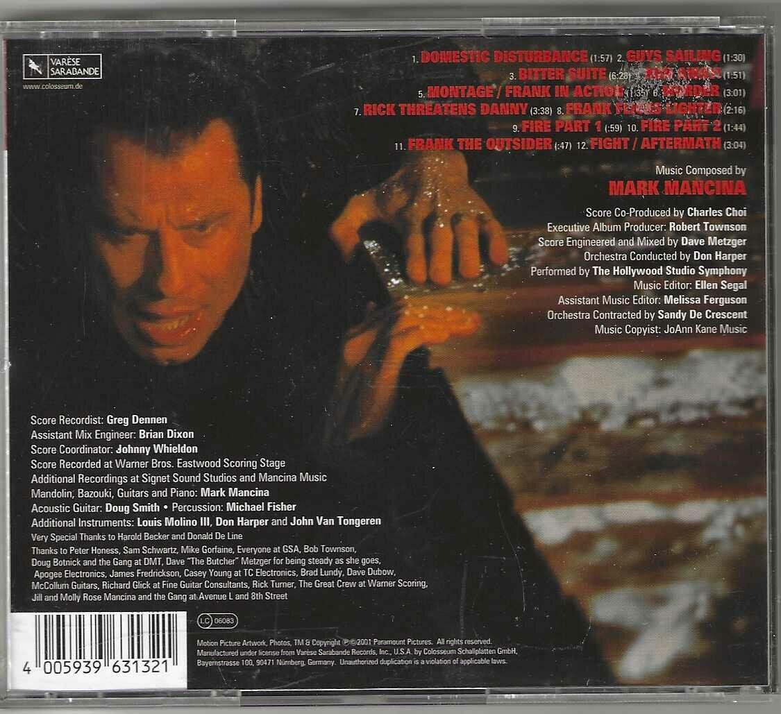 CD: Mark Mancina - Domestic Disturbance – Usato da Genève venduto da CDLPBookS 1