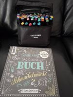 Doppeltipp Permanentmarker Set mit Buch 