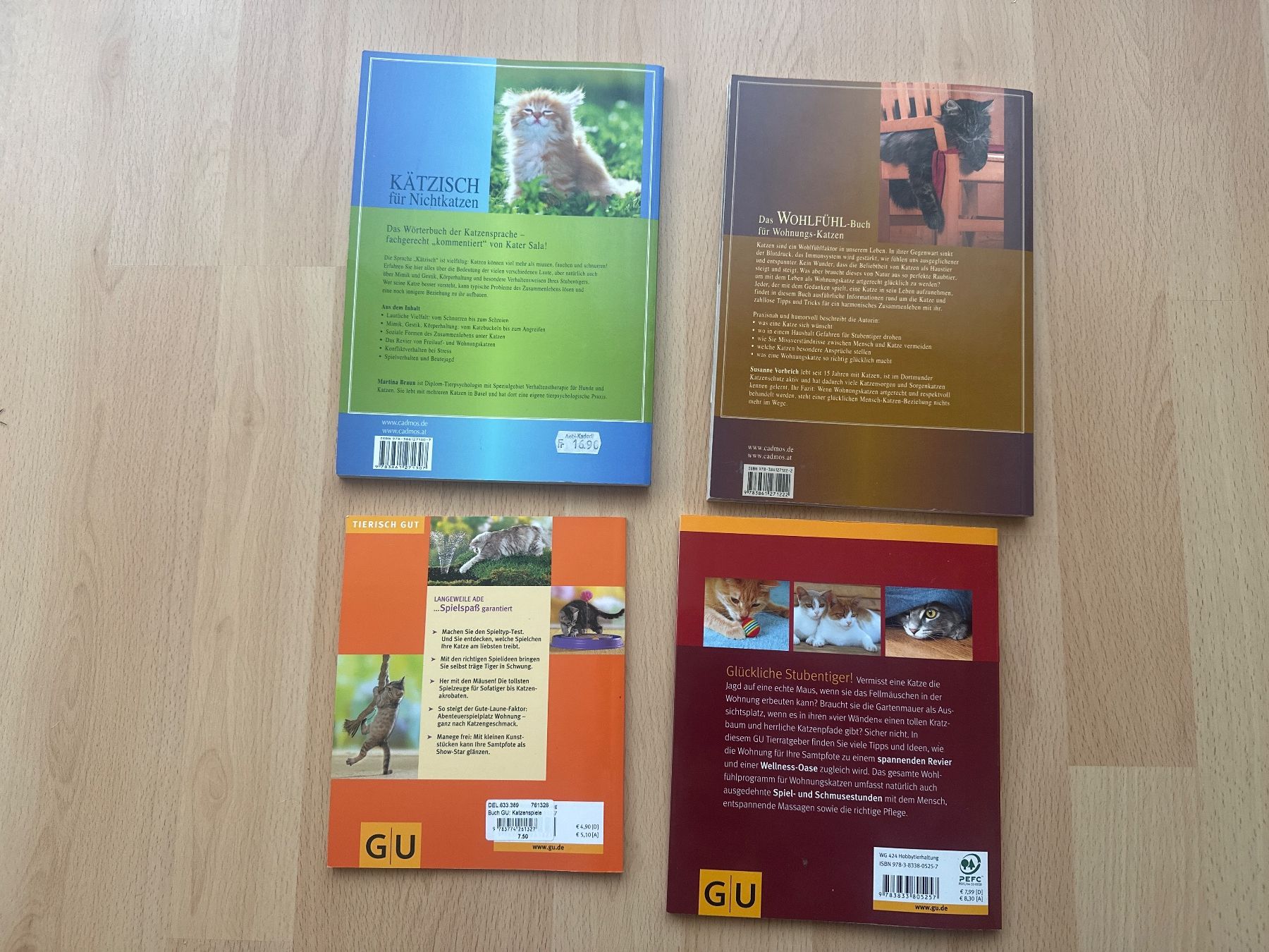 Libri: 4 Bücher über Katzen – Usato da Schwarzenburg venduto da mezulienka 1