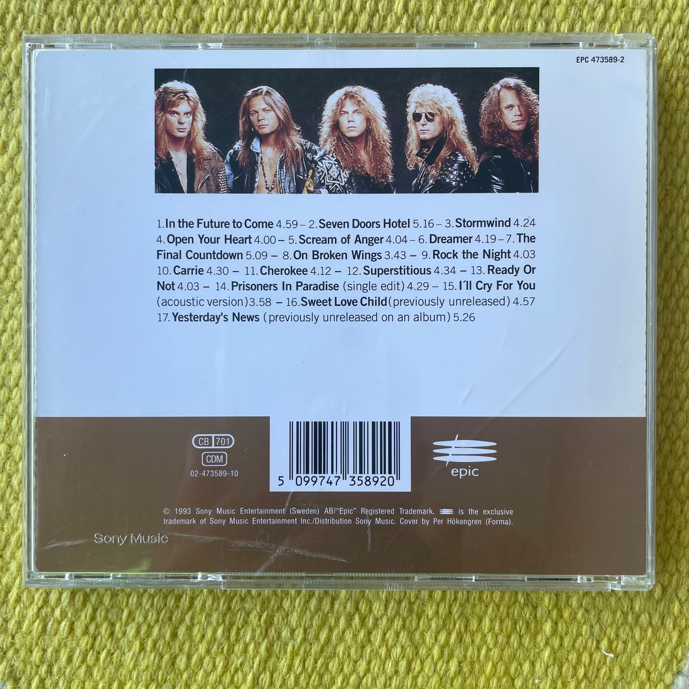 CD: EUROPE-EUROPE 1982-1992 – Usato da Rorschacherberg venduto da CD-Roli 1