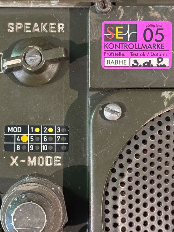 Funktechnik: Funktionierendes Funkgerät SE-412 von Pz63, Mowag, Pinzgauer – Gebraucht aus Meierskappel von fs6344 8