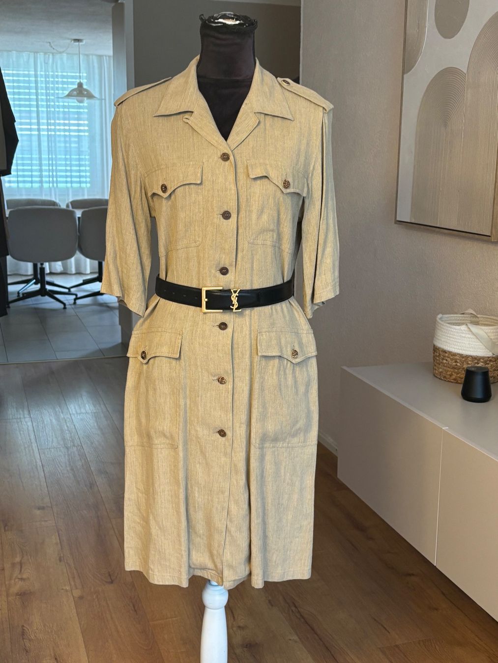 Max Mara Vestiti: Max Mara Blusenkleid Leinen – Usato da St. Margrethen SG venduto da dijanaO 2
