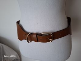 Ceinture Liviana Conti en cuir marron taille 85 excellent ét