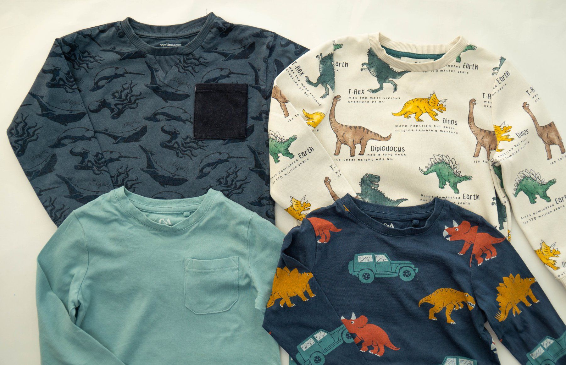 C&A Lotti & Set di vestiti: 2x Pullover & 2x Langarmshirt Gr.110 - 5 Jahre – Usato da Zürich venduto da sambaum 3