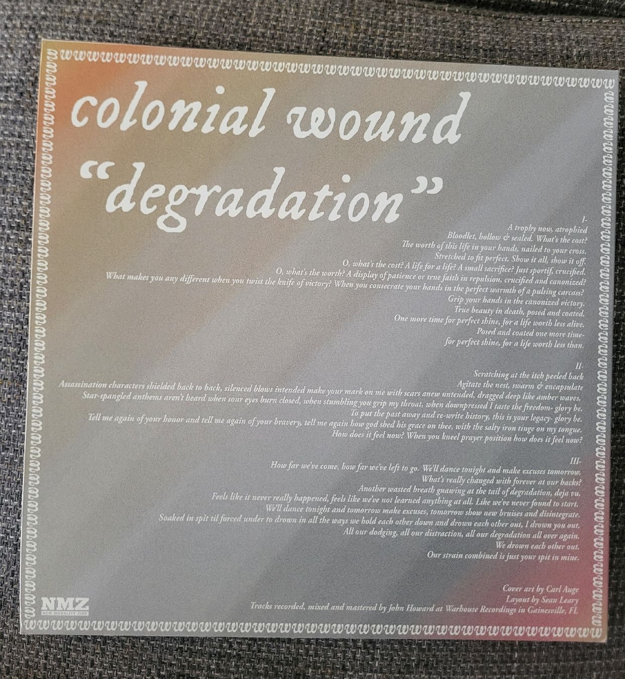 Dischi in vinile: Colonial Wound - Degradation EP – Nuovo (secondo la descrizione) da Jongny venduto da spazme16 1