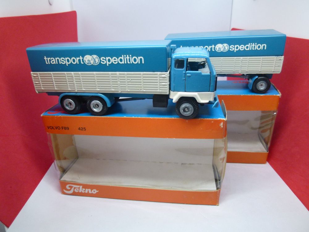 Volvo F89 + semi-remorque bâchée ASG Transport Spedition - SNC