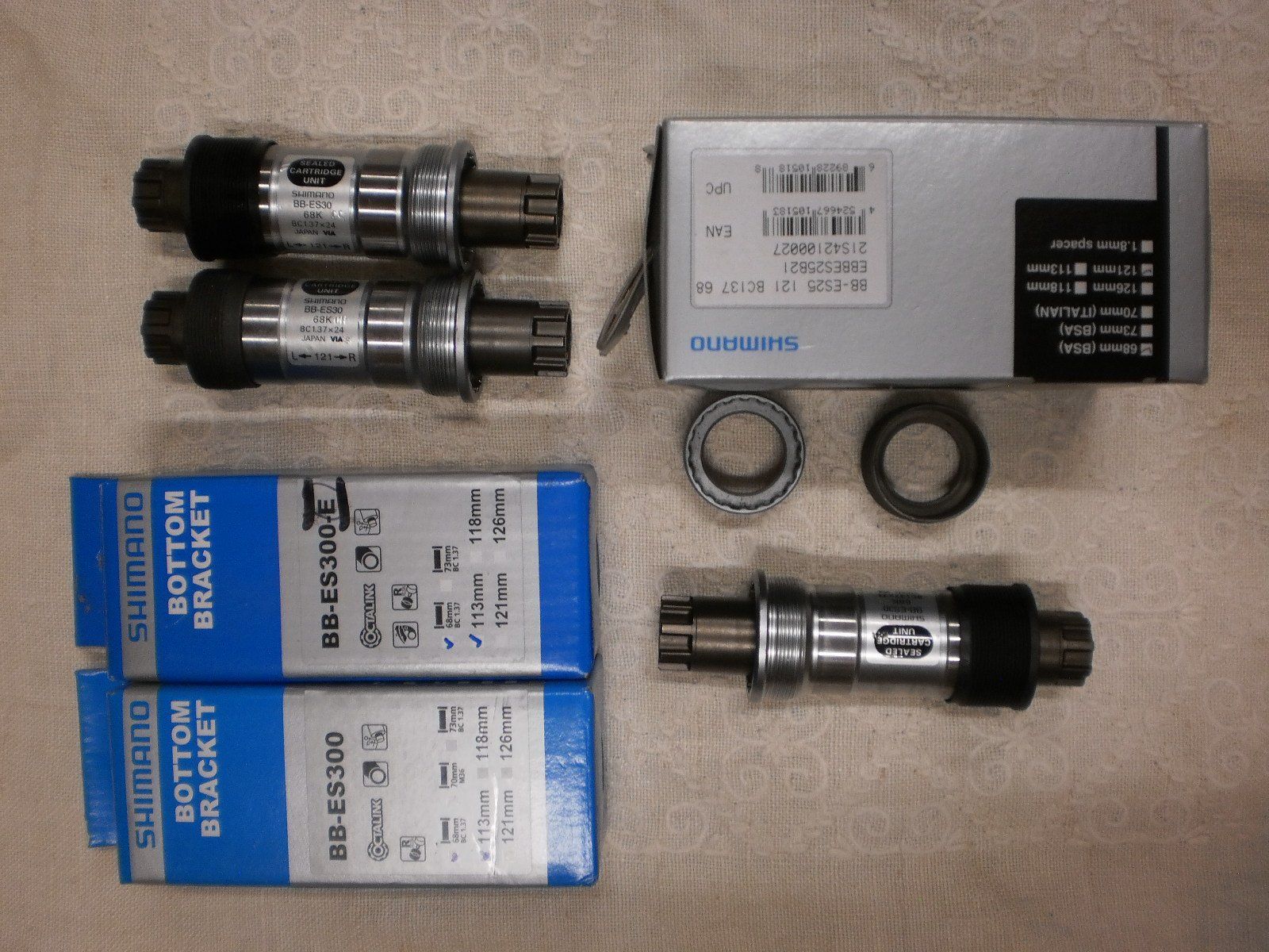 Shimano Ersatzteile: Diverse Shimano Trettlager NEU – Neu und originalverpackt aus Gonten von Bollyalb 2