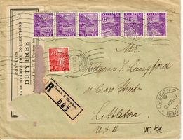 R - Brief Luzern 1935 nach Littleton USA