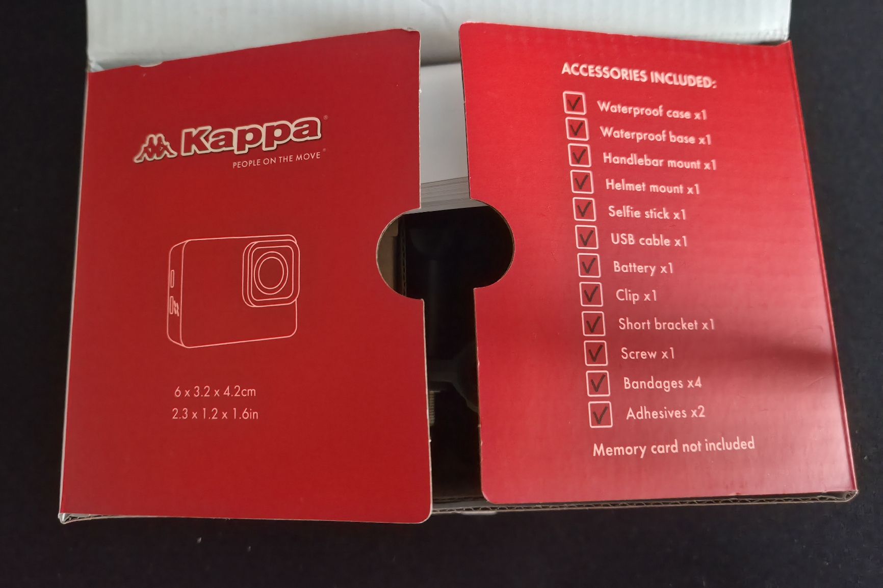 Kappa Action Cam: Caméra KAPPA – Nuovo (secondo la descrizione) da Martigny venduto da Sylphicel 1