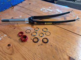 Vintage Time Equipe Pro Helix Carbon Gabel Neu
