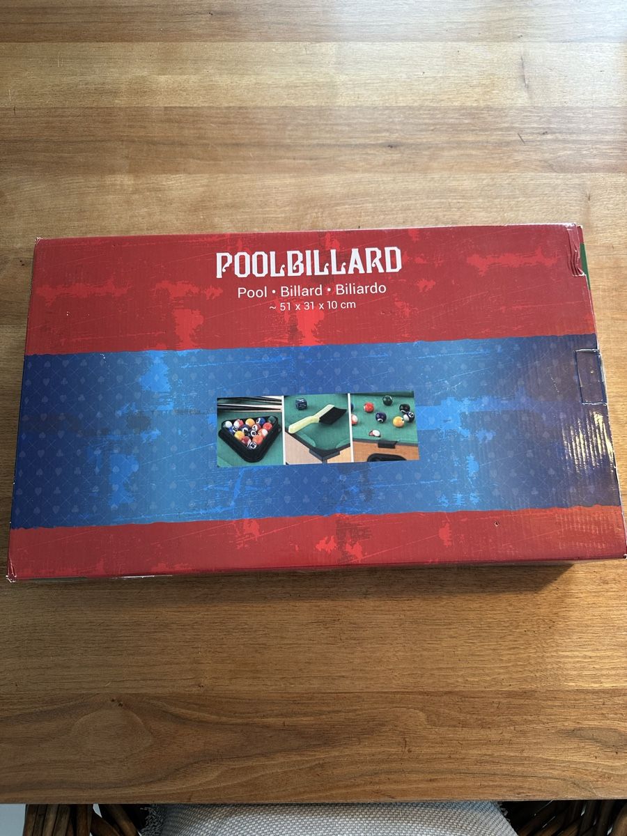 Giochi: Pool Billard Spiel, Mini Tischbillard – Usato da Starrkirch-Wil venduto da timothy25 1