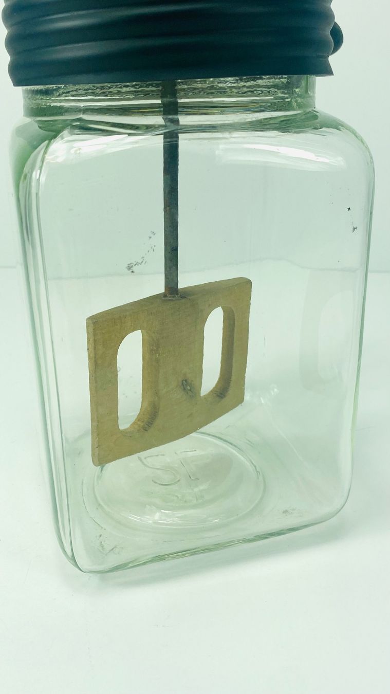 Küchengeräte: Retro BUTTERSCHLEUDER Glas - 2 Liter – Gebraucht aus Zürich von Arche_Brockenhaus 4