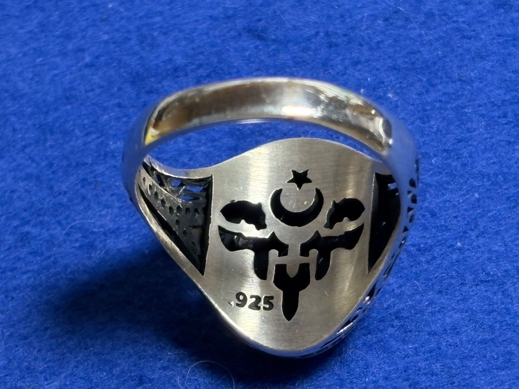 Ringe: Silberring 925, mit Onyx, Grösse 30 – Gebraucht aus St. Peterzell von verena40 2