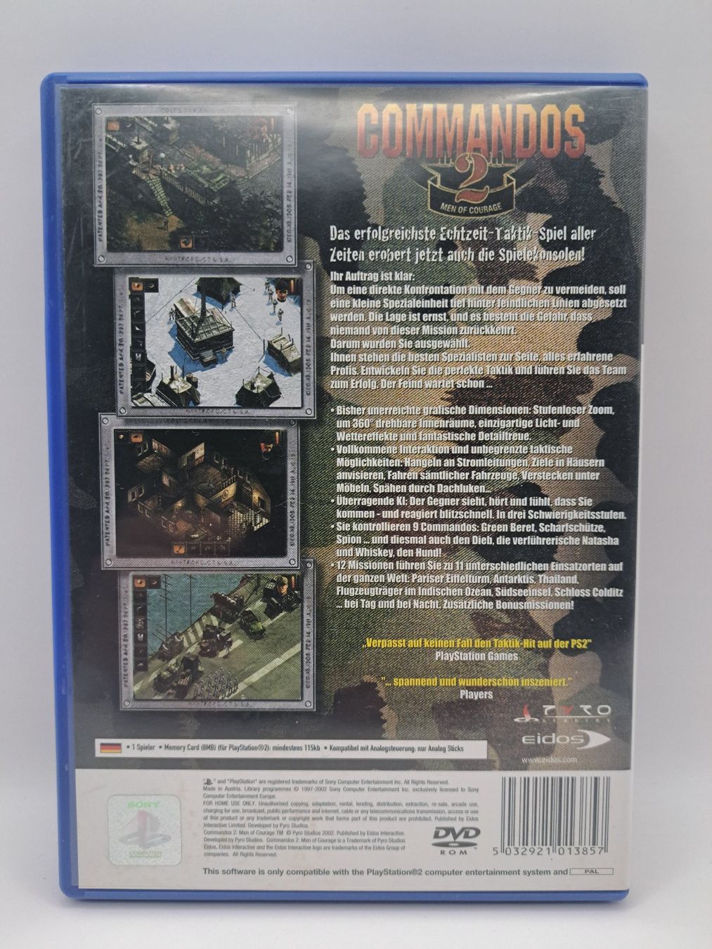 Giochi: Commandos 2 Men Of Courage (Playstation 2/PS2) – Usato da Balgach venduto da Wasnwasn 1