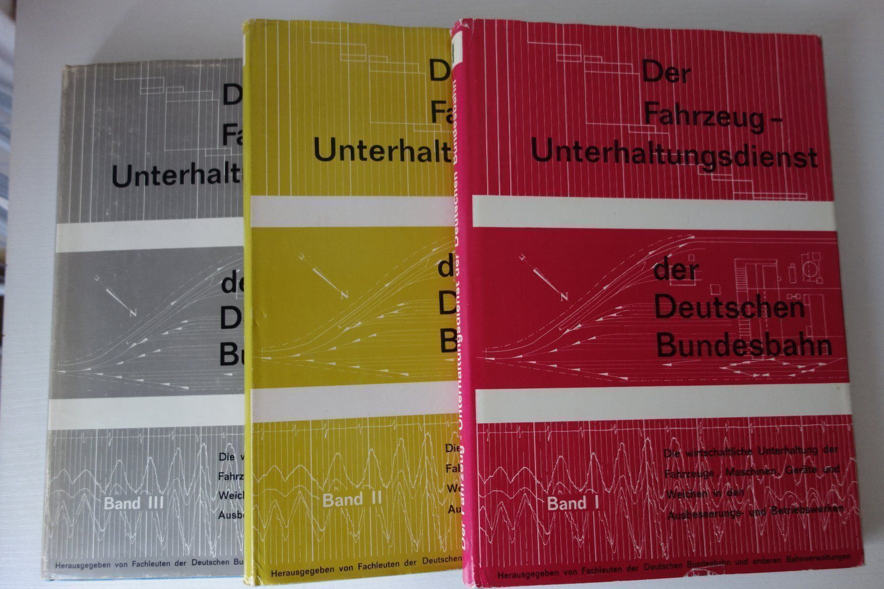 Bücher: Fahrzeug-Unterhaltsdienst der DB,3 Bände – Gebraucht aus Schachen b Herisau von Locophon