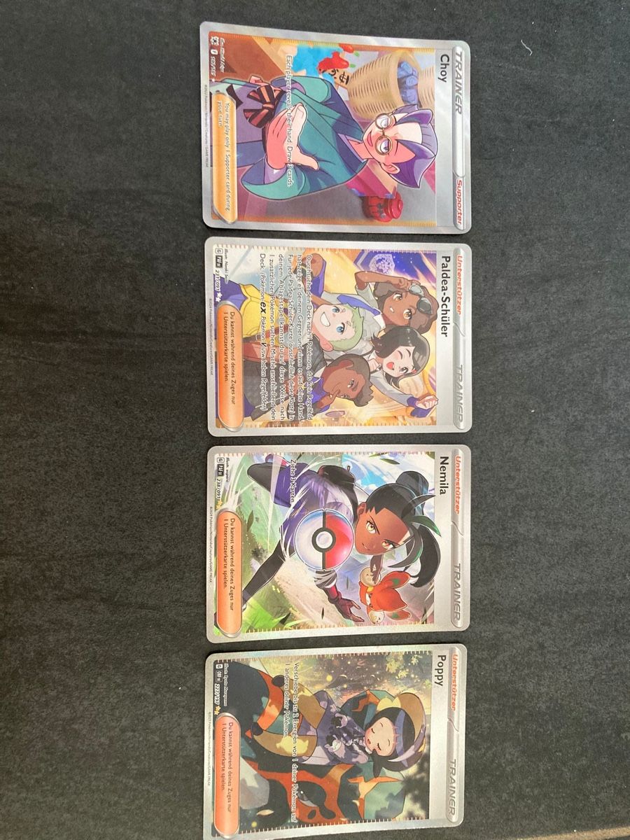 Pokémon Carte collezionabili: Pokemon 4er set Trainer – Usato da Bözen venduto da lingloulii