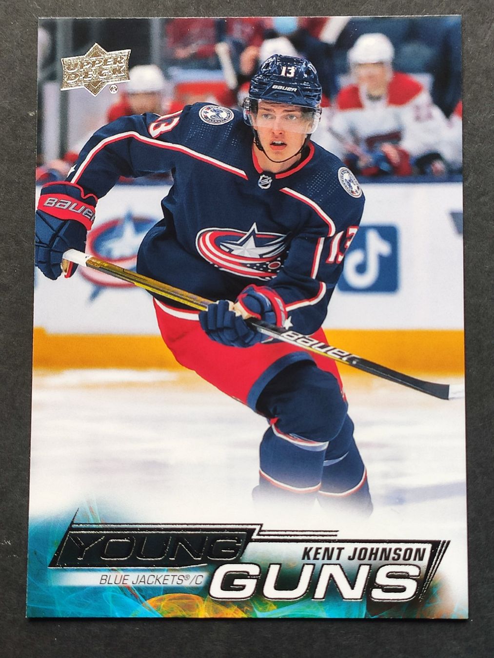 NHL Carte collezionabili: Young Guns Kent Johnson 22-23 Upper Deck Columbus – Usato da Olten venduto da cweb