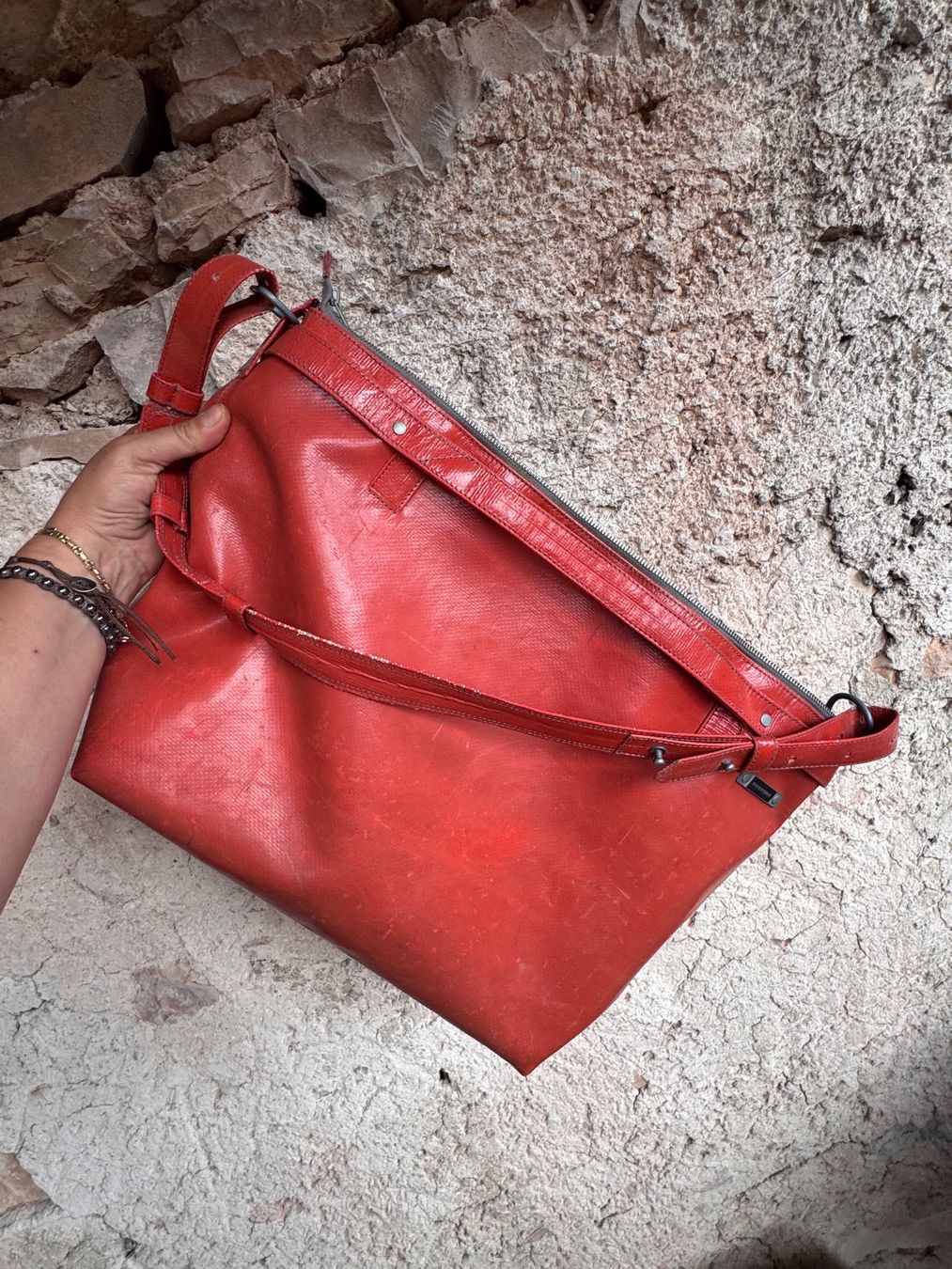 Freitag Borse: Freitag Tasche R121 Ahlgren Orange – Usato da Arsiè venduto da Marydema76 9