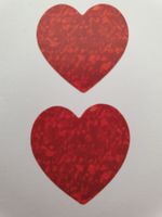 Sticker Aufkleber Herz Rot Hochzeit Geburtstag Valentinstag